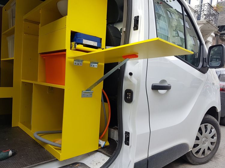 een perfect uitklapbaar aanrecht